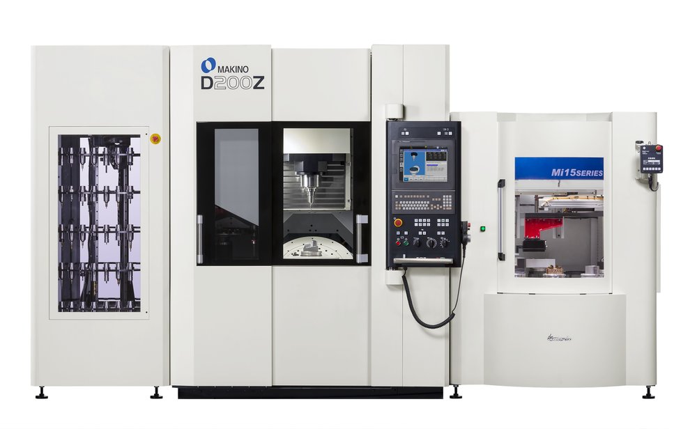 O novo Makino D200Z: Elevada qualidade de superfície e precisão a partir de um centro de maquinação vertical de 5 eixos ultra-compacto facilmente automatizado